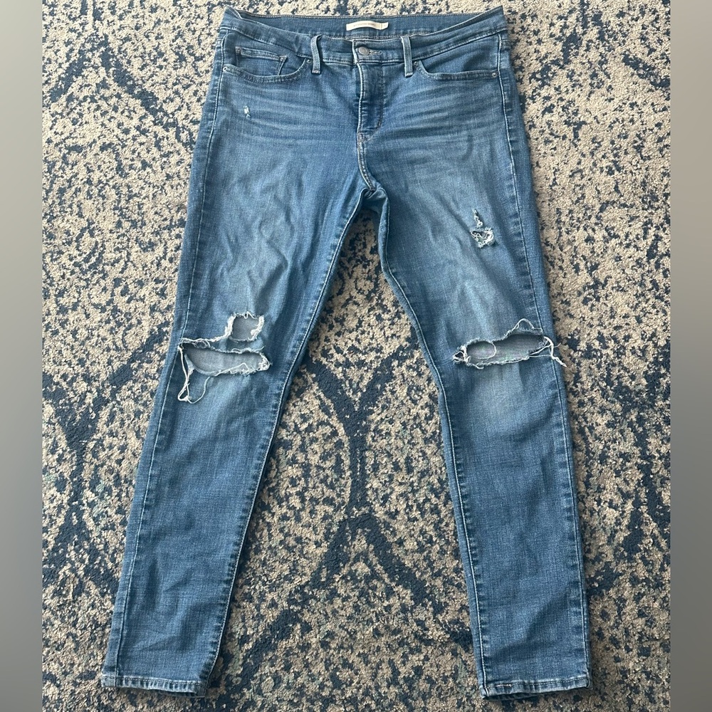 Levi's 311 Blue Denim Shaping Skinny Jeans